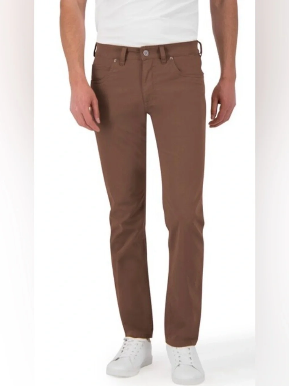 Authentic & Original Gardeur Nevio-8 Regular-Fit Cottonflex Pants Mid Brown